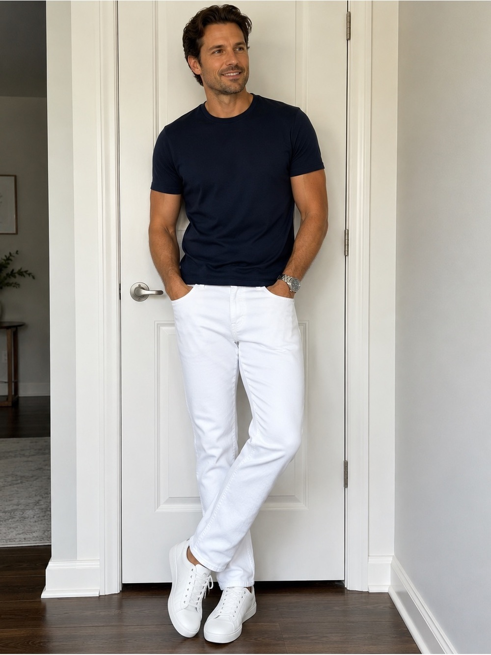 ASOS White Corduroy Men's  Pants